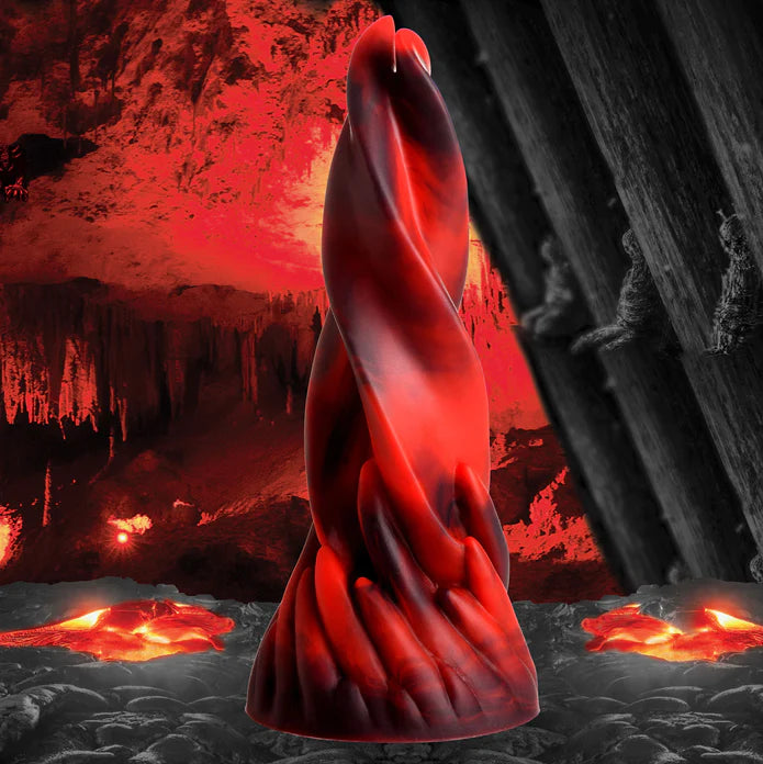 Creature Cock Hell Kiss Twisted Tongues Silicone Dildo