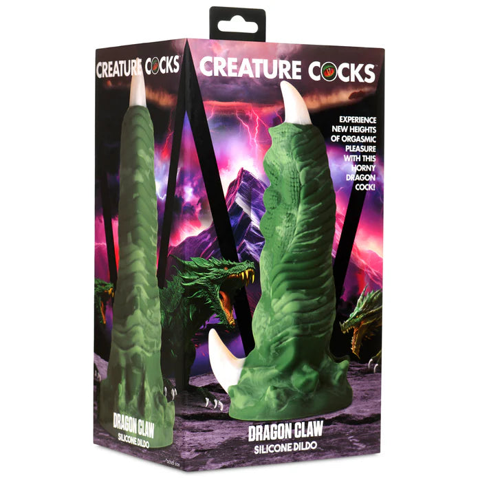 Creature Cocks Dragon Claw Silicone Dildo Green