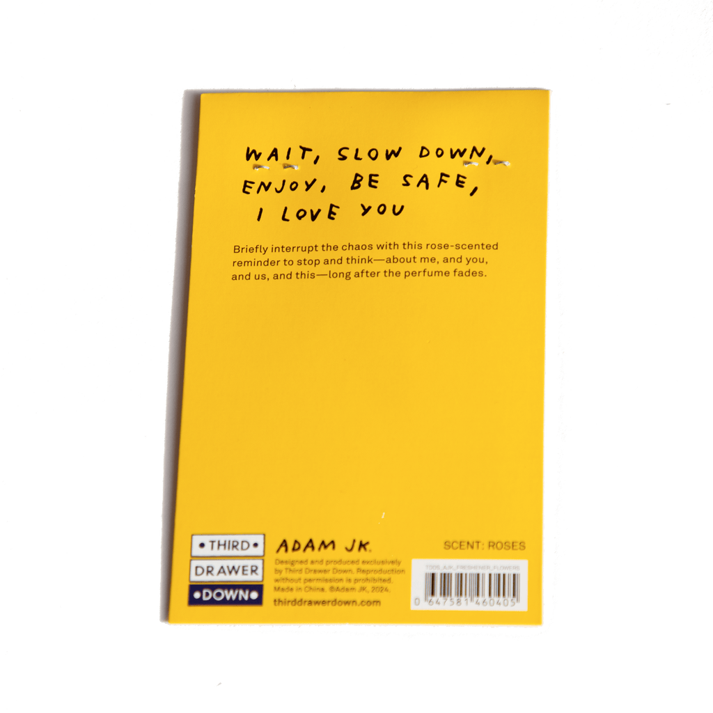 Stop and Smell Air Freshener by Adam JK x Third Drawer Down
