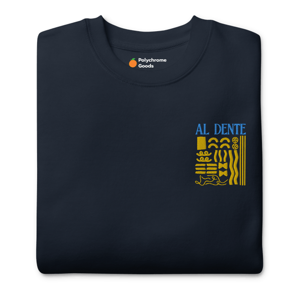 Al Dente Pasta Embroidered Sweatshirt