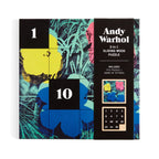 Andy Warhol Flowers 2-in-1 Sliding Wood Puzzle
