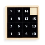 Andy Warhol Flowers 2-in-1 Sliding Wood Puzzle
