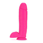 Neo Realistic Neon Pink 11-Inch Long Dildo