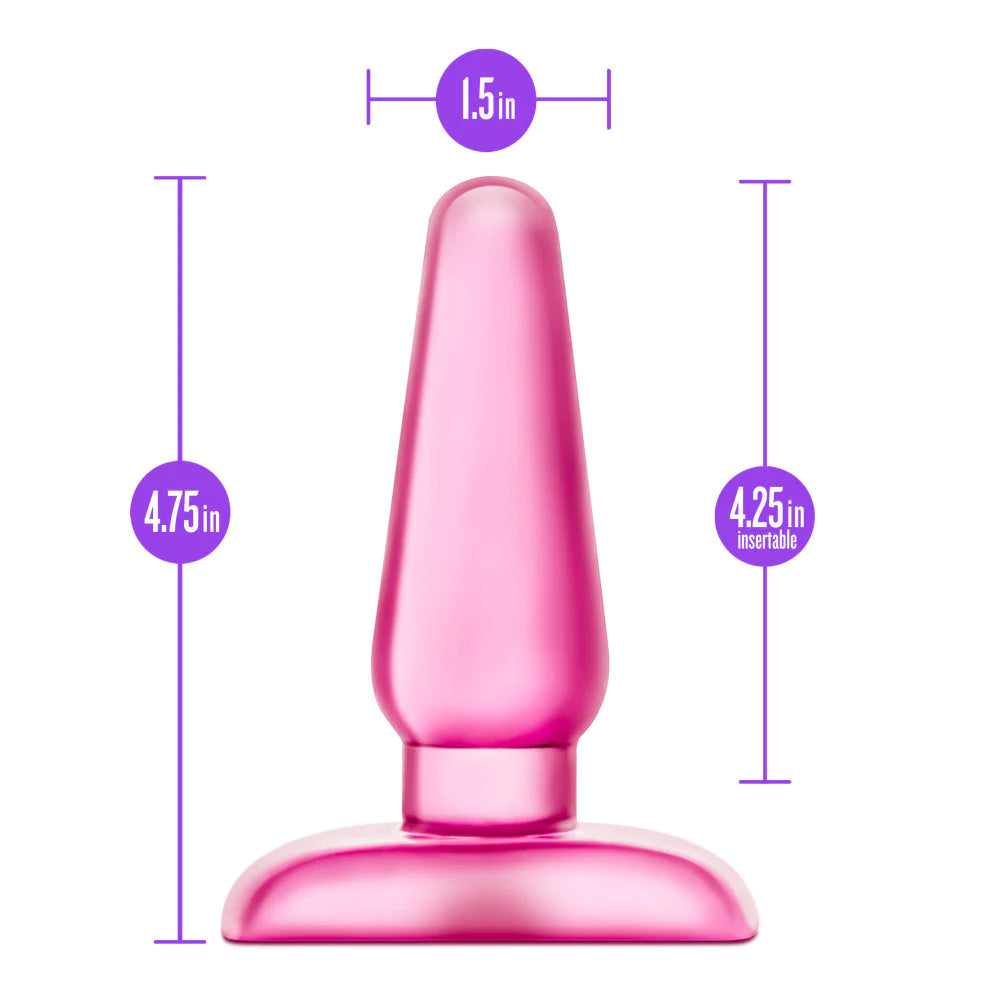 B Yours Eclipse Pleaser Pink 4.75-Inch Anal Plug