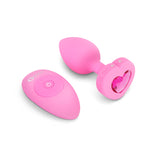B-Vibe vibrating heart plug Pink Small