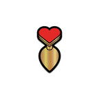 Heart Butt Plug Enamel Pin