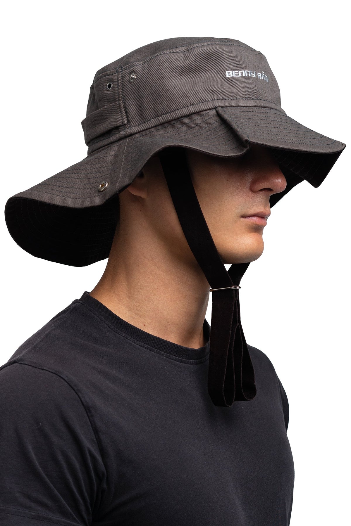 Floppy Bucket Hat - Graphite/Espresso