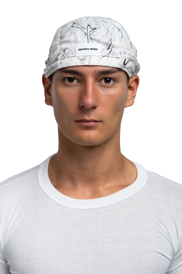 Bandana Hat - Black/White