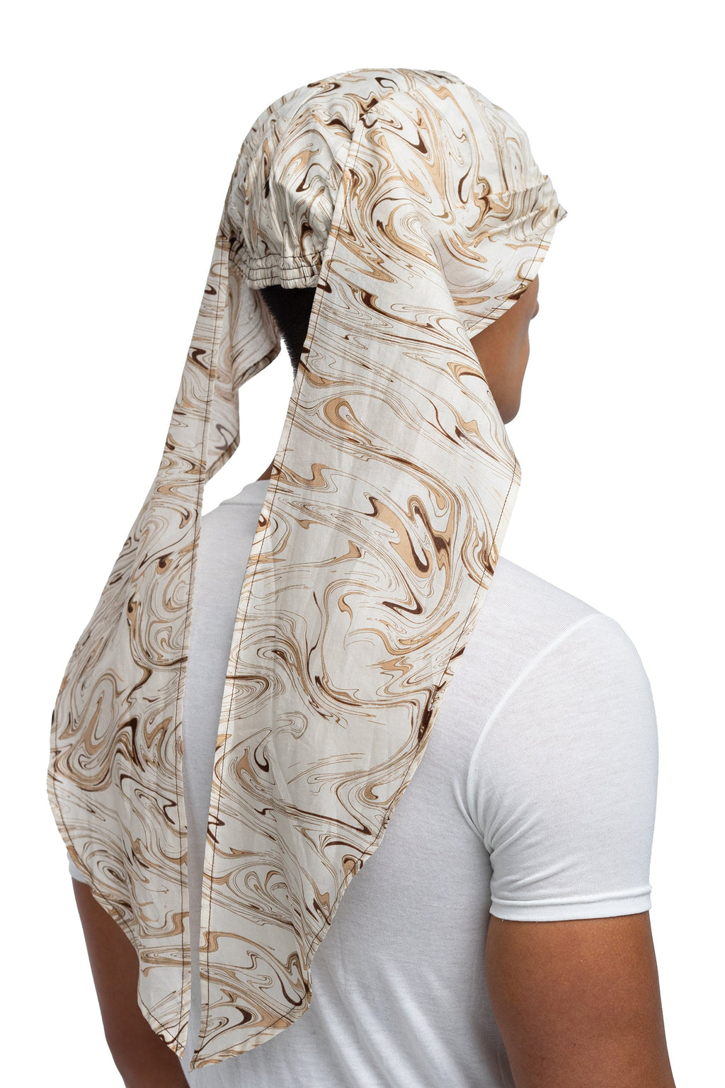 Bandana Hat - Wood/Cream