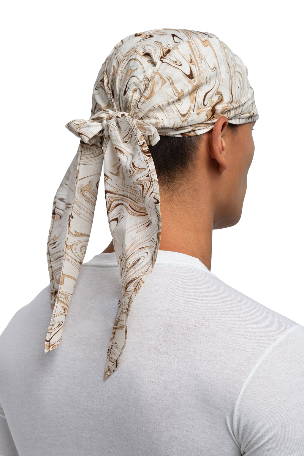 Bandana Hat - Wood/Cream