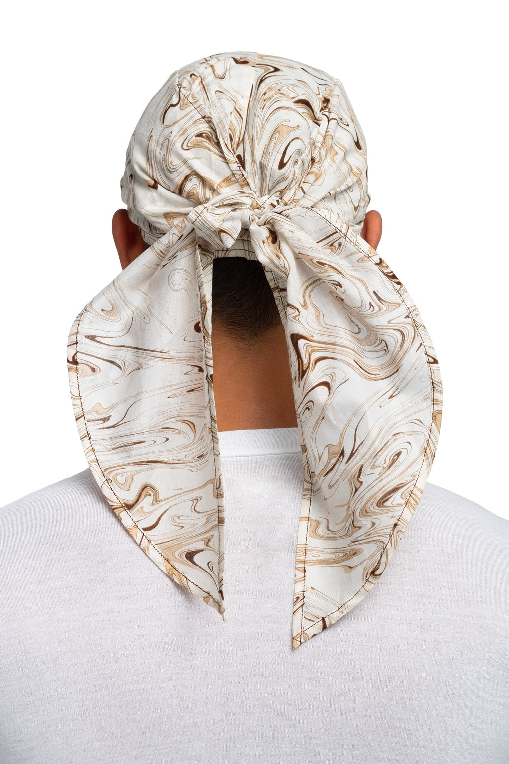 Bandana Hat - Wood/Cream