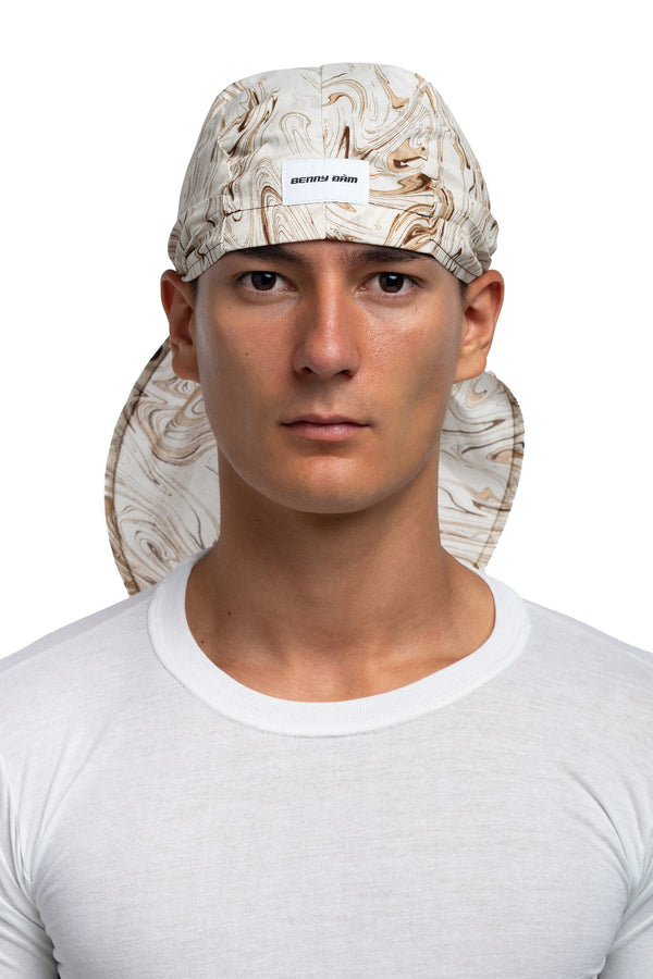 Bandana Hat - Wood/Cream