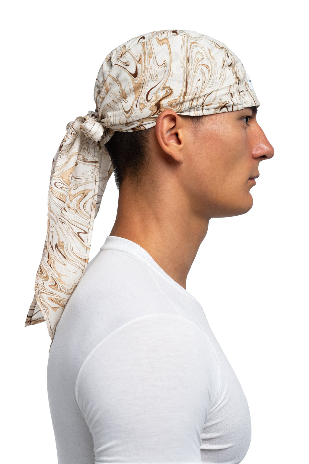 Bandana Hat - Wood/Cream