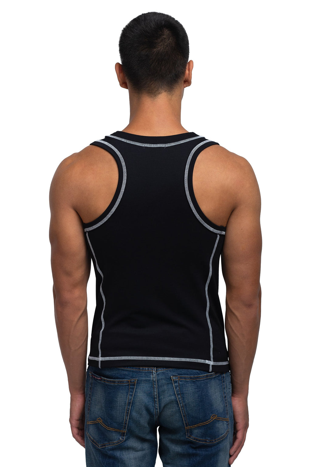 Racer Crew Tank - Black