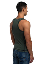 BENNY DAM Racer Crew Tank - Evergreen