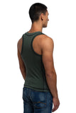 BENNY DAM Racer Crew Tank - Evergreen