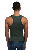 BENNY DAM Racer Crew Tank - Evergreen