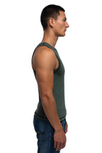 BENNY DAM Racer Crew Tank - Evergreen