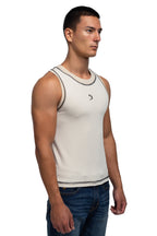 Racer Crew Tank - Ivory