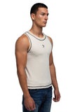 Racer Crew Tank - Ivory