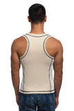 Racer Crew Tank - Ivory
