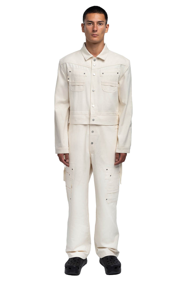 BENNY DAM Convertible Coveralls - Bone
