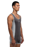 BENNY DAM F1 Singlet - Mist/Graphite