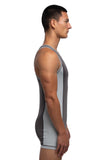 BENNY DAM F1 Singlet - Mist/Graphite