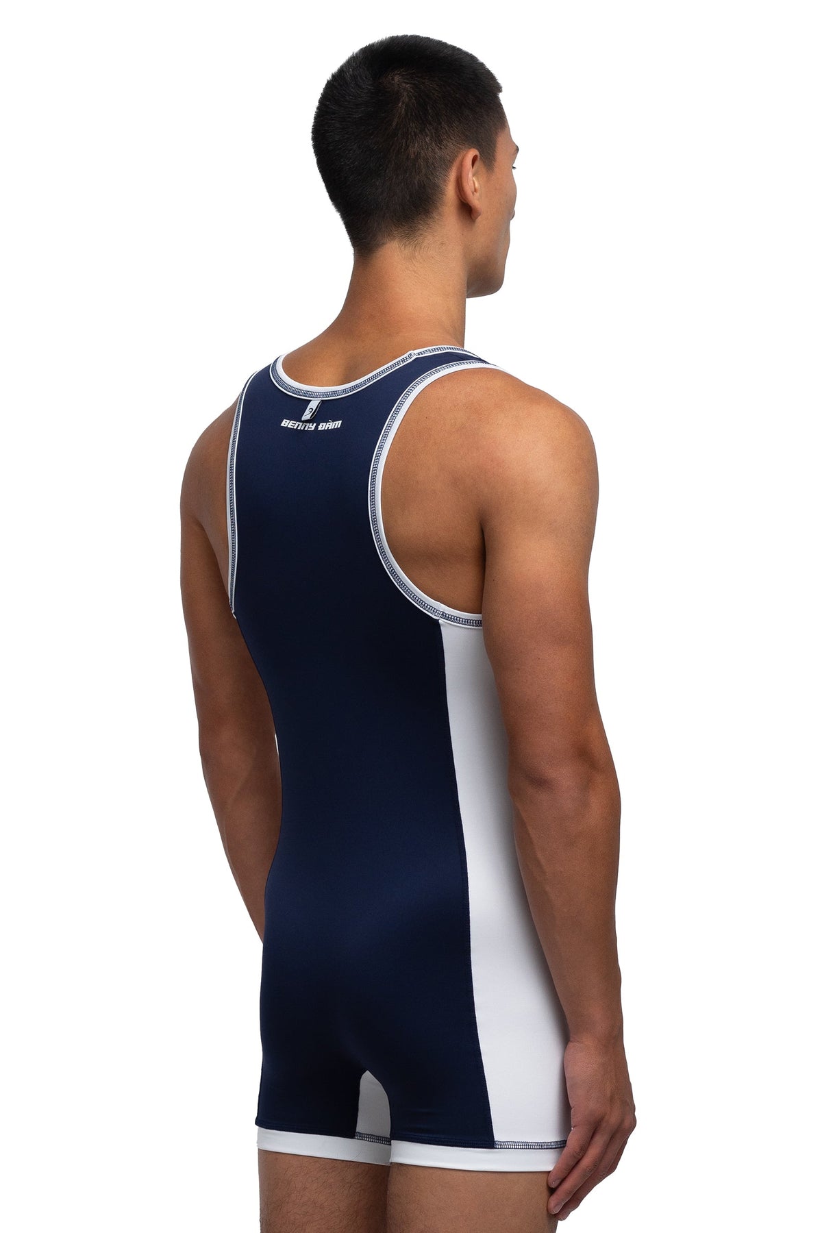 BENNY DAM F1 Singlet - Midnight Blue/White