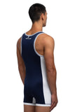 BENNY DAM F1 Singlet - Midnight Blue/White