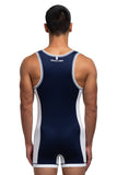 BENNY DAM F1 Singlet - Midnight Blue/White