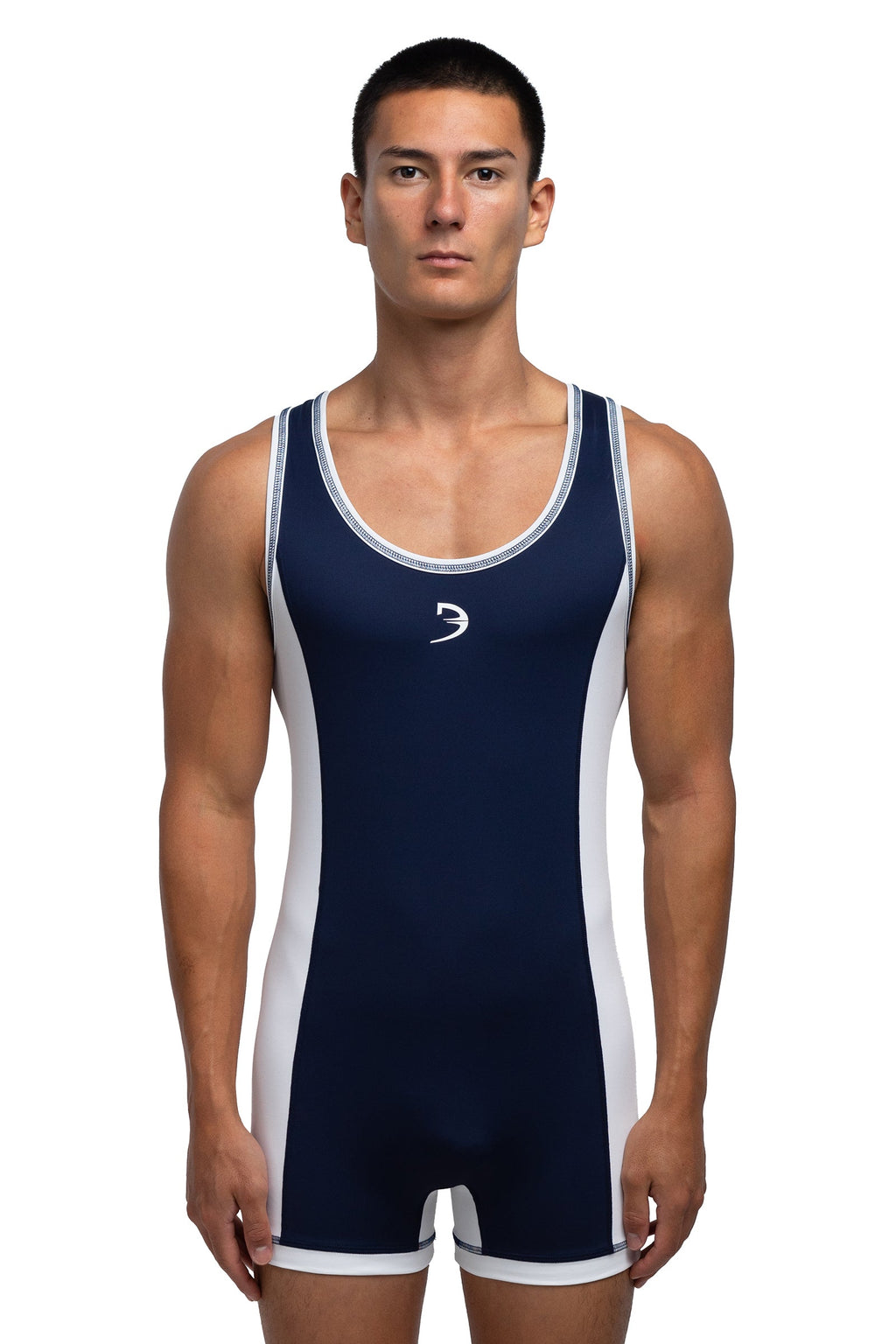 BENNY DAM F1 Singlet - Midnight Blue/White