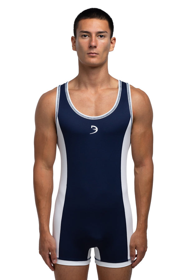 BENNY DAM F1 Singlet - Midnight Blue/White