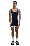 BENNY DAM F1 Singlet - Midnight Blue/White