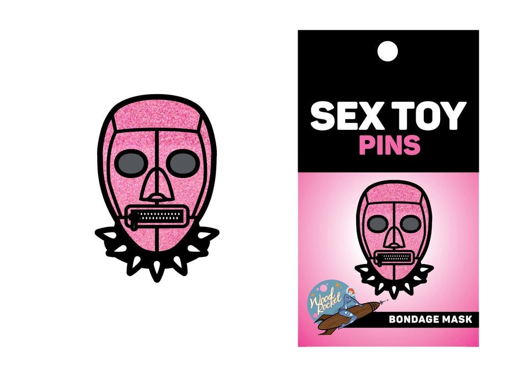 Bondage Mask Pink Enamel
