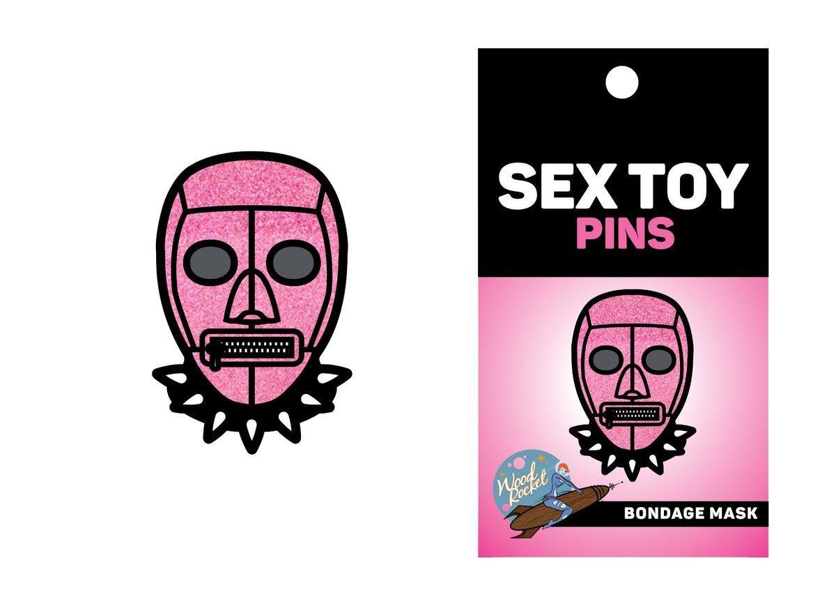 Bondage Mask Pink Enamel