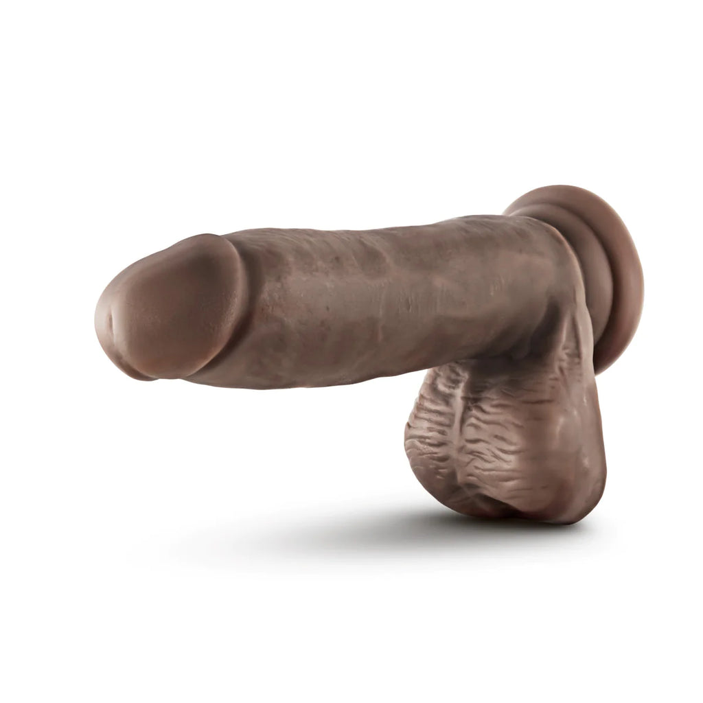 Dr. Skin Glide Realistic Chocolate 7-Inch Long Dildo