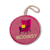 Indoorsy Needlepoint Ornament