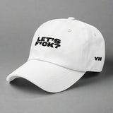 Let's F*Ck Dad Hat by YES HOMO - White