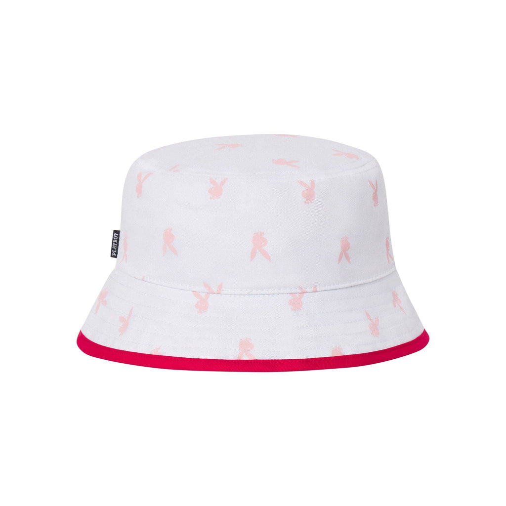 PLAYBOY Rainbow Lining Rabbit Head Bucket Hat