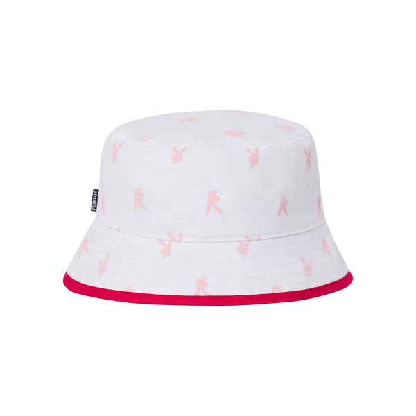 PLAYBOY Rainbow Lining Rabbit Head Bucket Hat