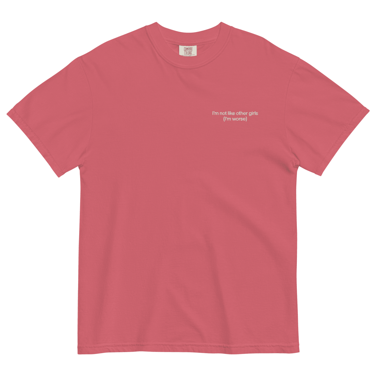 I'm Not Like the Other Girls Embroidered Shirt