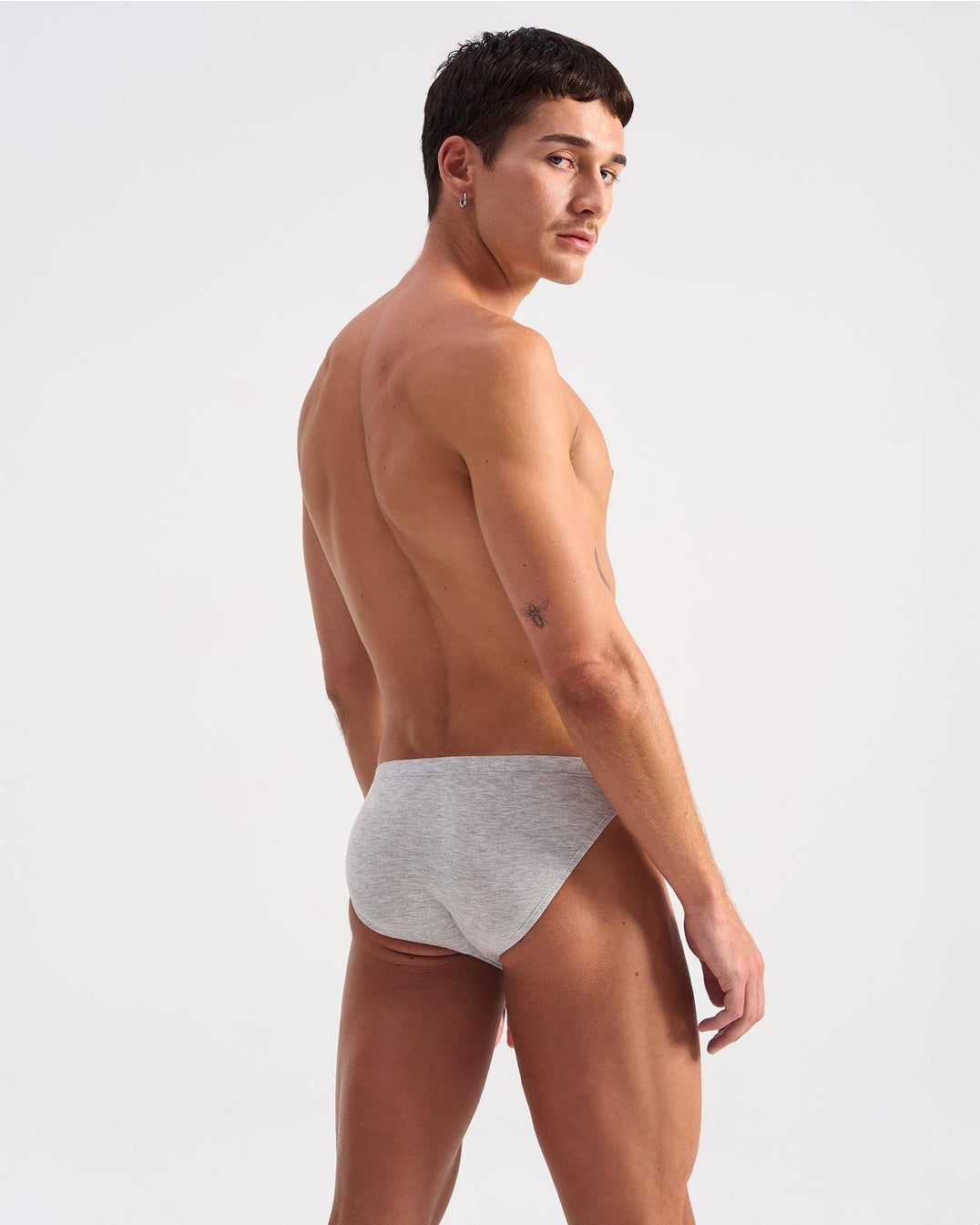 Teamm8 Body Bamboo Bikini Brief - Grey Marle