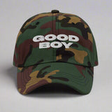 Good Boy Dad Hat by YES HOMO - Green Camo
