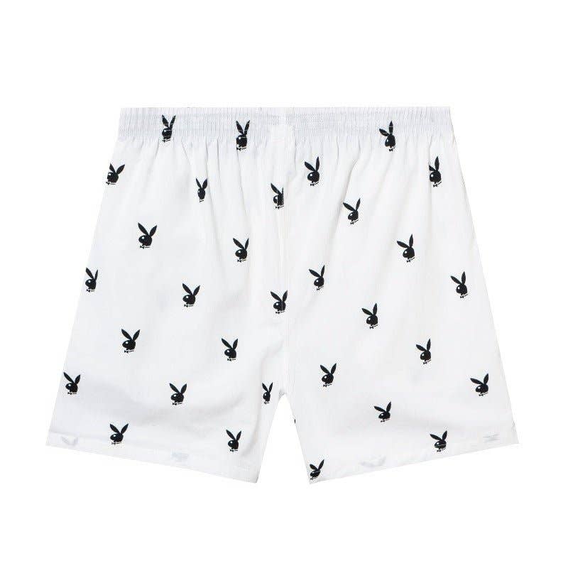 PLAYBOY Repeating Rabbit Head Lounge Shorts