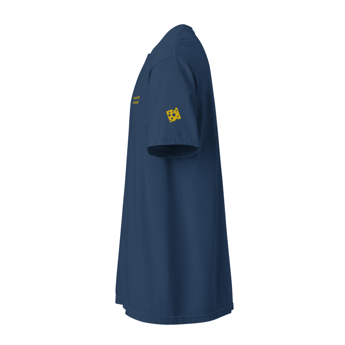 All I Want Is A Little Cheese & Quiet Embroidered Shirt