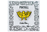 Keith Haring - Angel Pin: Yellow