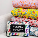 Young Money Mini Needlepoint Pillow