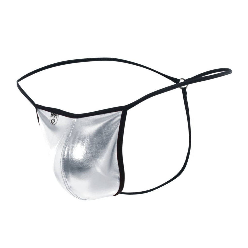 MOB Mirror G String - Silver