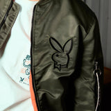 PLAYBOY Khaki Green Bomber